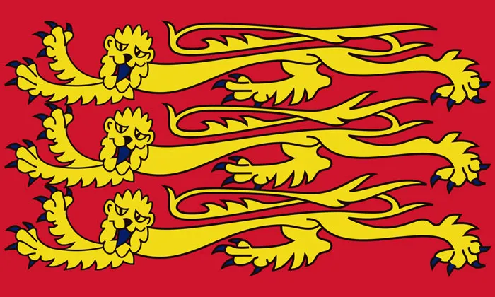 Three lions on the red background – England’s national symbol