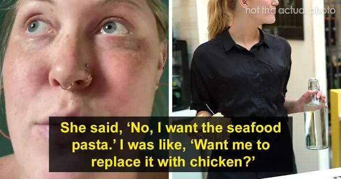 "Go Ahead And Call 911 Just In Case": Server Confused As A Woman Claiming She's 'Allergic' To Seafood Decides To Order Seafood Pasta