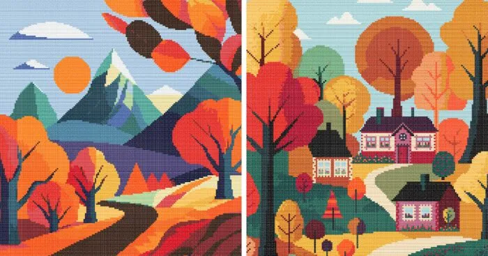 10 Simple But Unusual Cross-Stitch Patterns I Created