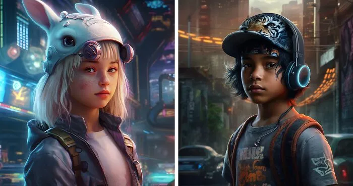 I Used AI To Turn Your Most Memorable Children’s Literary Characters Into Cyberpunk Millennials (13 Pics)