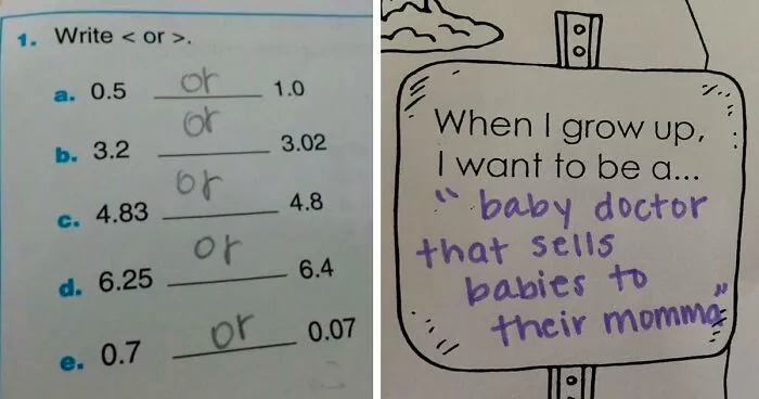 95 Of The Funniest Test Answers From Quick-Witted Students
