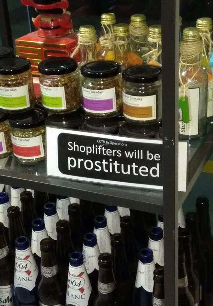 Well That Is One Way To Prevent Theft
