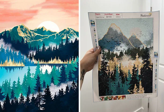 Hestarcul Diamond Painting Mountain Kit