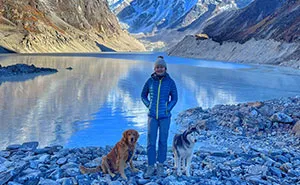 Hiking With My Two Dogs Is My Biggest Passion, Here Are Some Highlights Of Our Tsho Rolpa Glacial Lake Adventure
