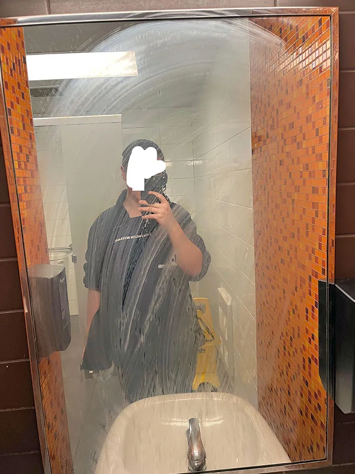 How My Coworkers “Clean” The Washrooms