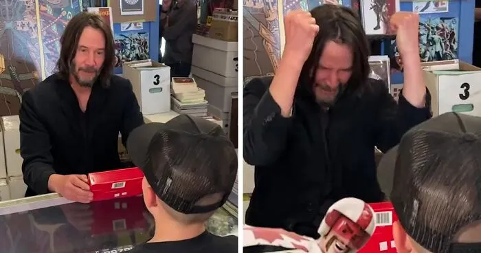 Keanu Reeves Shows The World That Fame Doesn't Cost Kindness After The Cutest Interaction With 9 Y.O. Fan