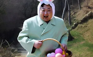 24 Images Of Unlikely Celebrities Dressed Up For Easter Made With The Help Of Artificial Intelligence