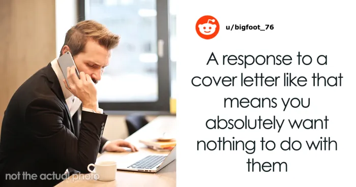 "The Call Should Have Ended There": Guy Tries To Impress Company With His Cover Letter, A Lawyer Calls Him Instead