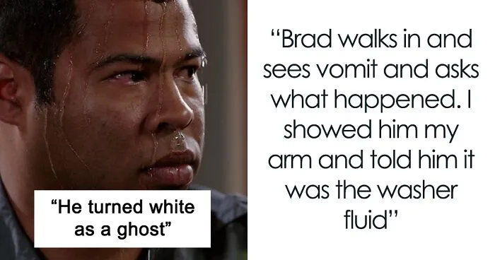 Employee Gets Sweet Revenge On A Manager Who Splashed Windshield Washer Fluid On Their Arm As A Joke
