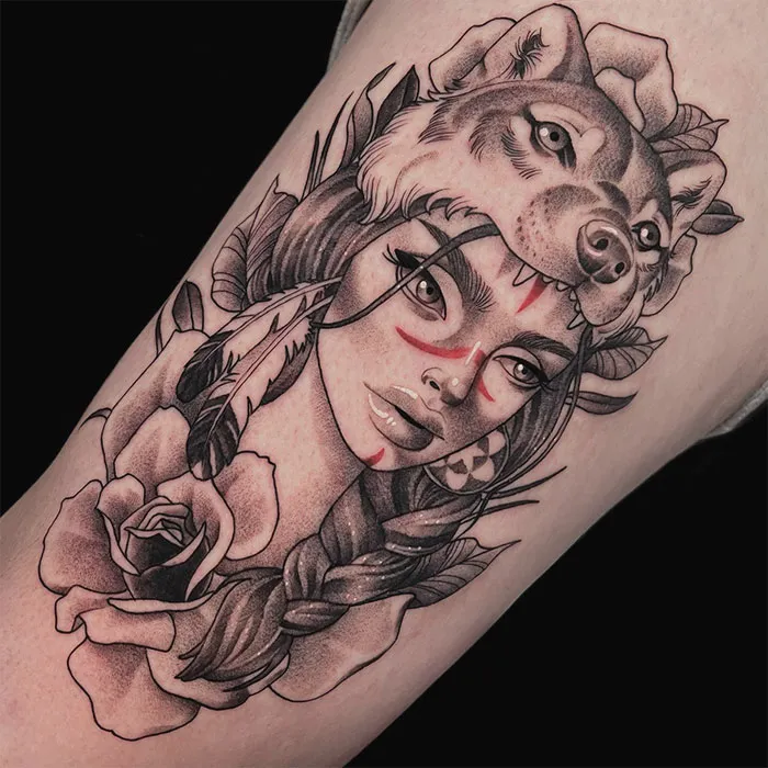 Nature Girl Tattoo