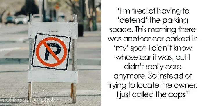 Neighbors Keep Parking In This Person’s Specially Reserved Spot, They Lose Patience And Call The Cops