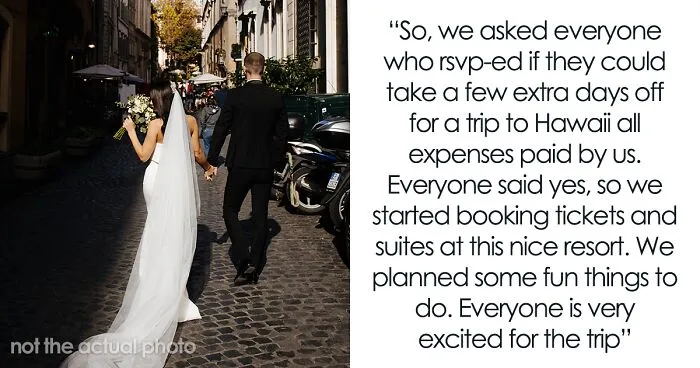“AITA For Not Reinviting My Sister And Her Family To My Wedding After We Changed It?”