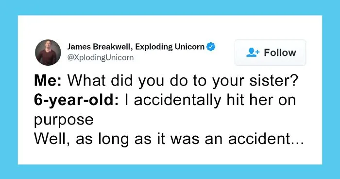 50 Hilarious Tweets From Parents That Sum Up What It’s Like Having To Raise Siblings