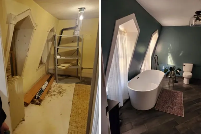 Our New Bathroom! Slide For Before Photos. Rural Southern Minnesota