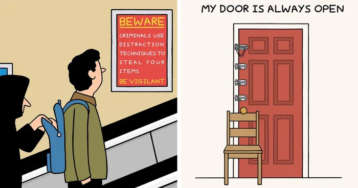 This Artist Makes Illustrations And Comics In Hopes Of Making People Chuckle, And Here Are 40 Of The Funniest Ones