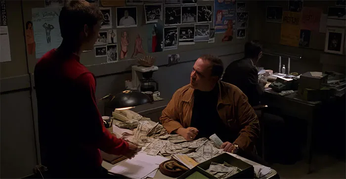 Peter Parker talking with Spider-Man