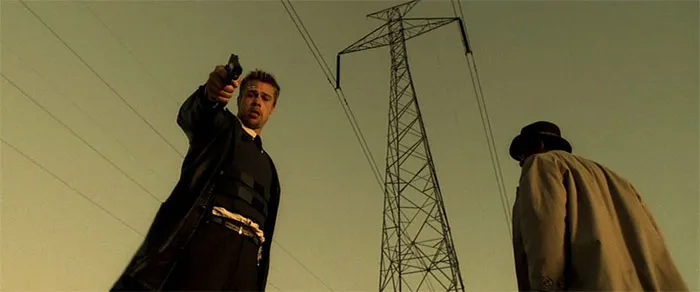 David Mills with a gun