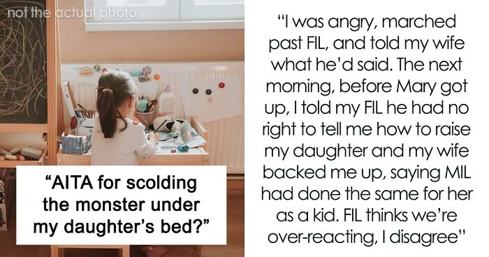 Man Gets Bashed By Visiting FIL For ‘Scolding’ The Monsters Under His Child’s Bed