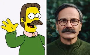 19 AI-Generated Portraits Of Characters From The Simpsons If They Existed In Real Life