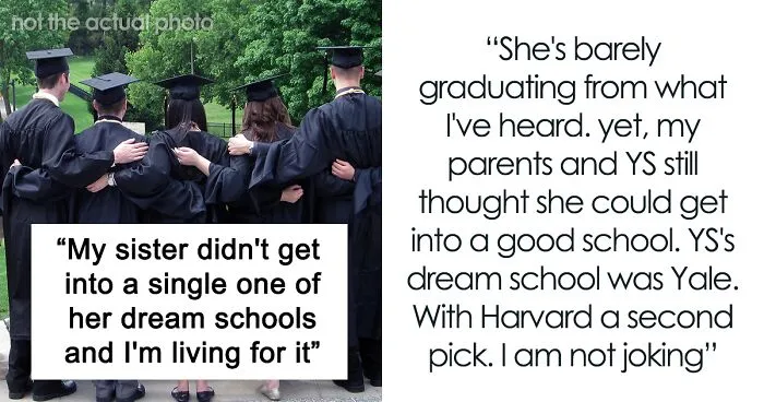 Siblings Feel Nothing But Glee As Their Youngest Sister Fails To Enter Her Dream Colleges Despite Being Parents' Huge Favorite
