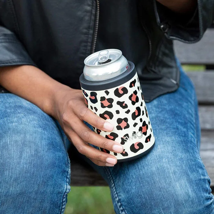 Woman holding a can 