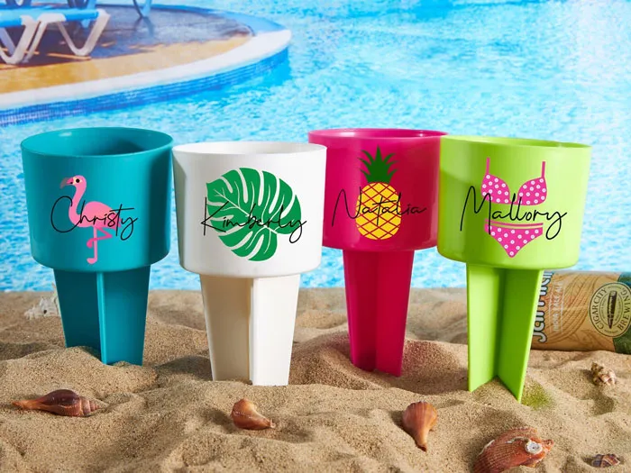 A Set Of Beach Cup Holders