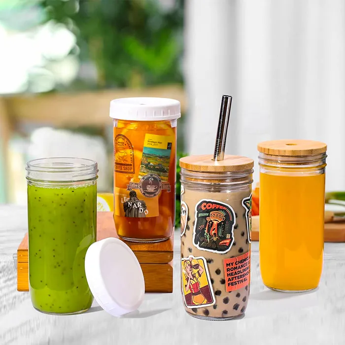 Mason Jar Drinking Glasses