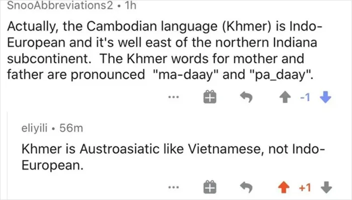 Khmer Is Indo-European