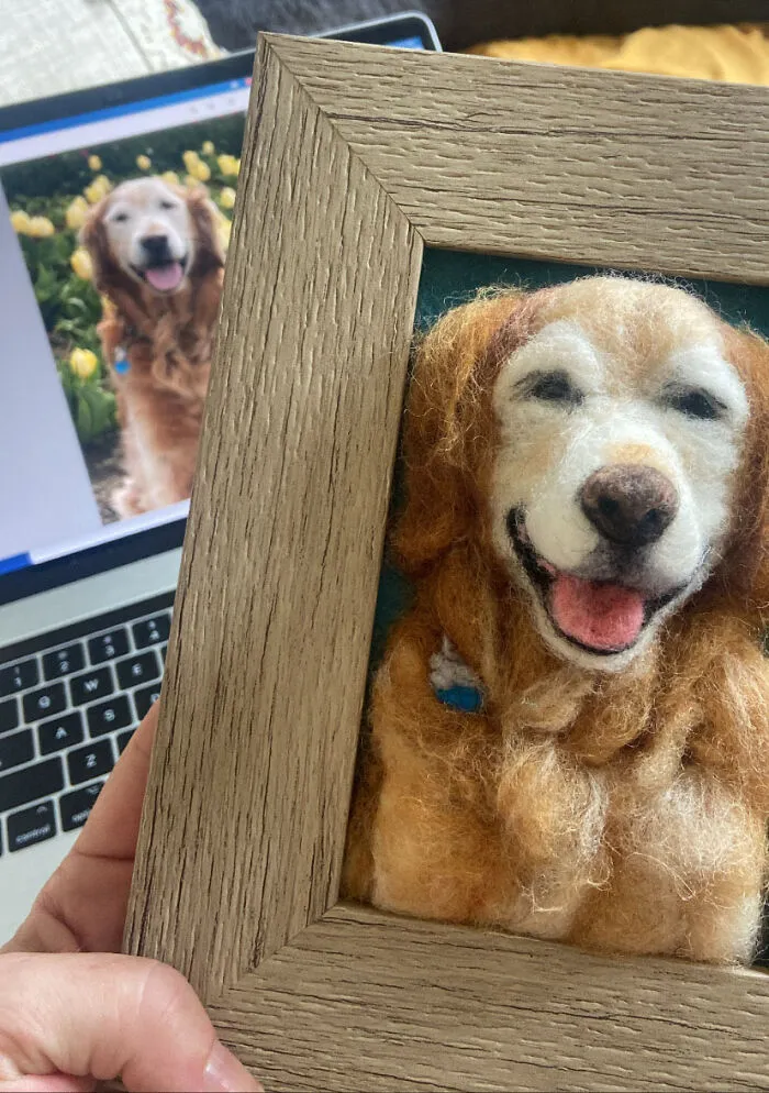 Anneli Kirby Turns Wool Into Three-Dimensional Dog Portraits, And Here Are Her 37 Best Works