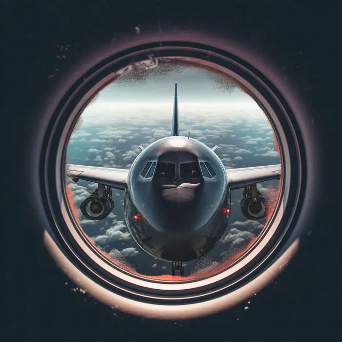 I Generated 10 Images Showing Things You Do Not Want To See When Looking Out Your Aircraft Window