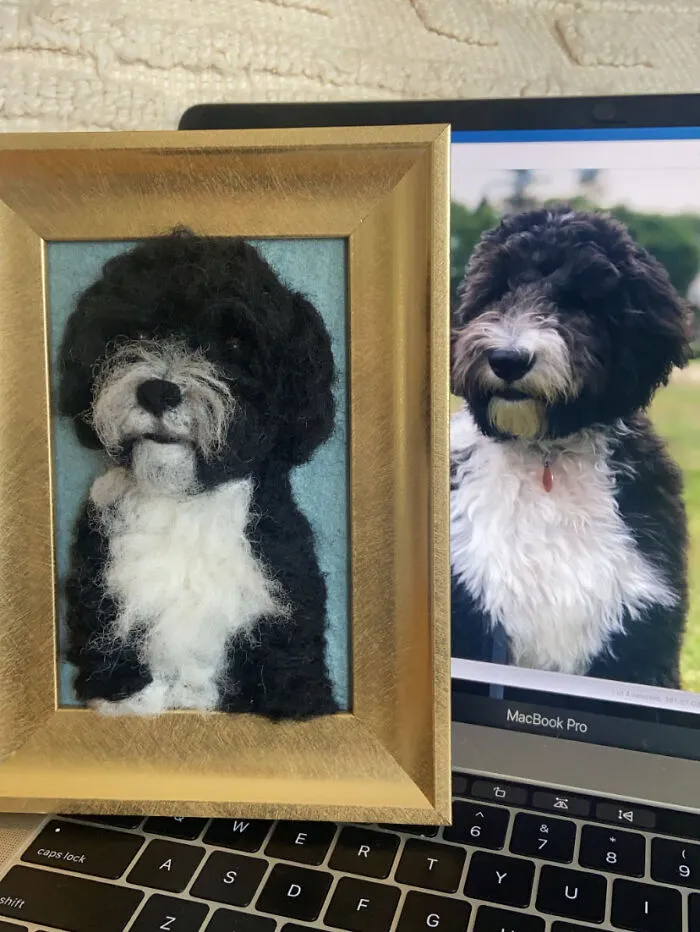 Anneli Kirby Turns Wool Into Three-Dimensional Dog Portraits, And Here Are Her 37 Best Works