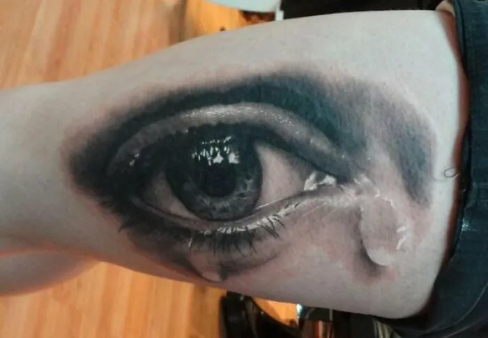 Optical Illusion Tattoo