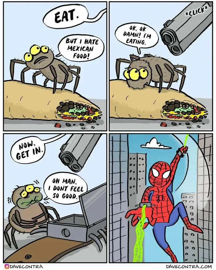 This Artist Creates Dark Humor Comics With Unexpected Twists And Here Are His 40 Recent Works