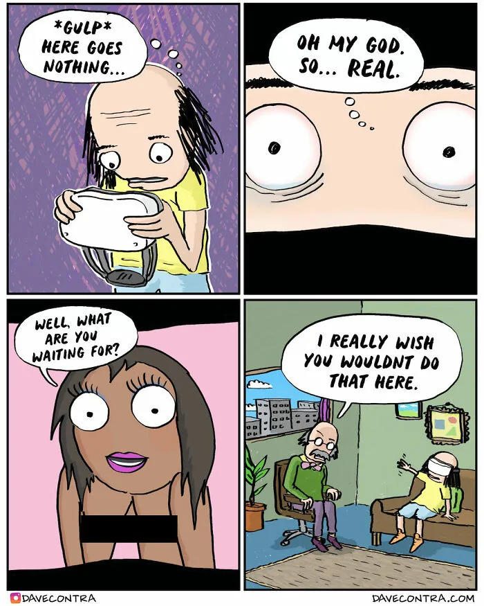 This Artist Creates Dark Humor Comics With Unexpected Twists And Here Are His 40 Recent Works