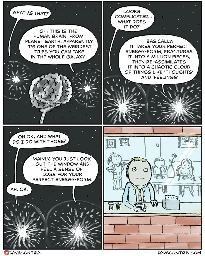 This Artist Creates Dark Humor Comics With Unexpected Twists And Here Are His 40 Recent Works