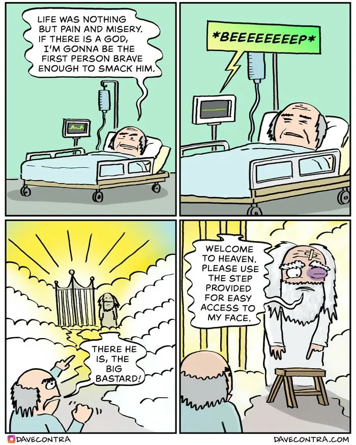 This Artist Creates Dark Humor Comics With Unexpected Twists And Here Are His 40 Recent Works