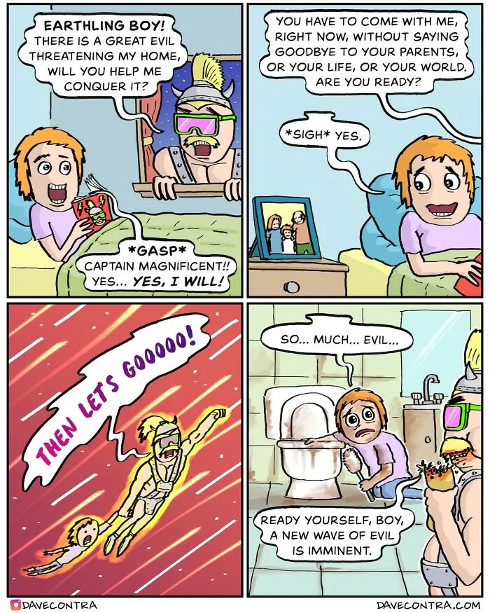 This Artist Creates Dark Humor Comics With Unexpected Twists And Here Are His 40 Recent Works