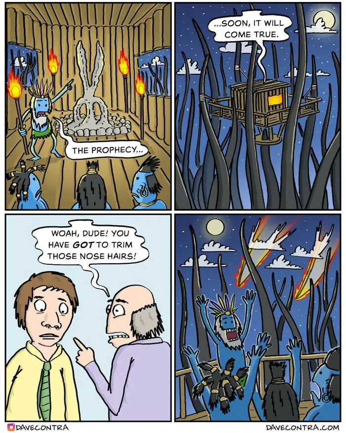 This Artist Creates Dark Humor Comics With Unexpected Twists And Here Are His 40 Recent Works