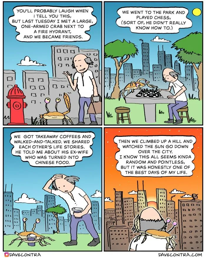 This Artist Creates Dark Humor Comics With Unexpected Twists And Here Are His 40 Recent Works