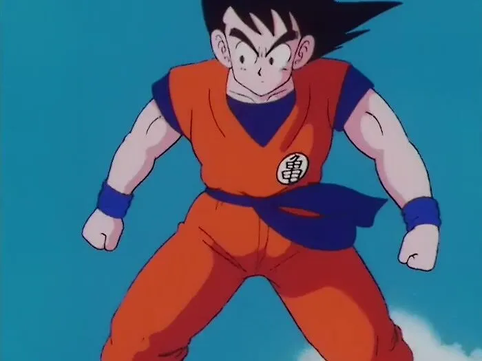 Scene from "Dragon Ball Z" cartoon