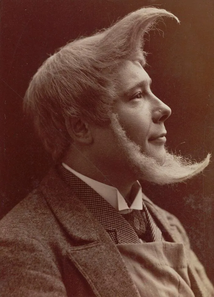 A 'Man In The Moon' Hair-Beard Combo, 1895