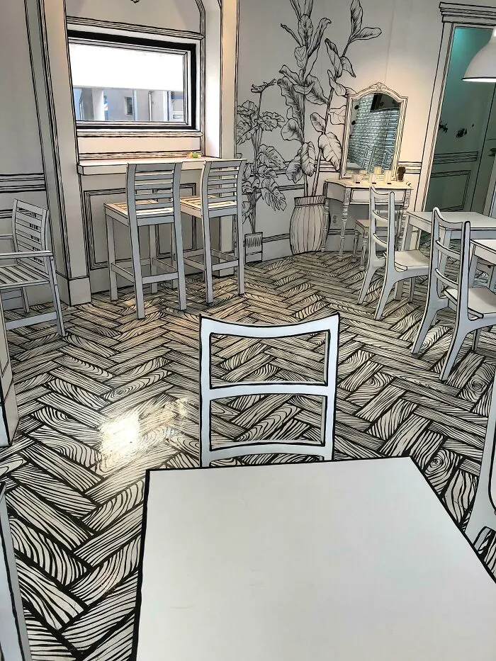  Esta cafetería 2D que visitamos en Seúl