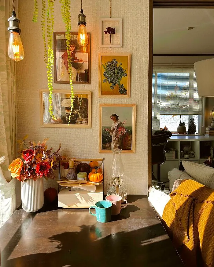 Photos on the wall 