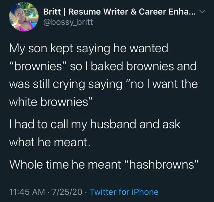 White Brownies