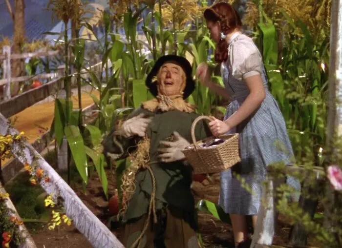 The Scarecrow, Lion And Tin Man & Judy Garland