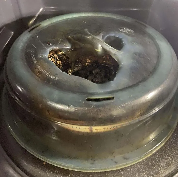 I Microwaved Some Beans For 12 Minutes Instead Of 1 Minute And 20 Seconds