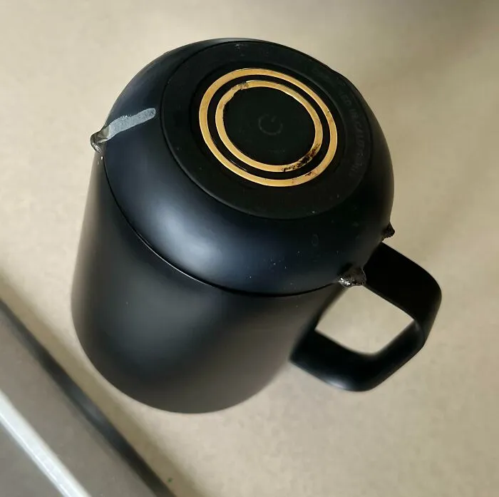 My Mom Wanted To Make Tea But Instead Of Asking For Help With The Electric Kettle She Microwaved My Chargeable Self Heating Mug And Caught It On Fire