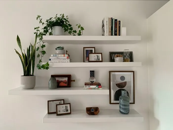 Minimalist Floating Shelves