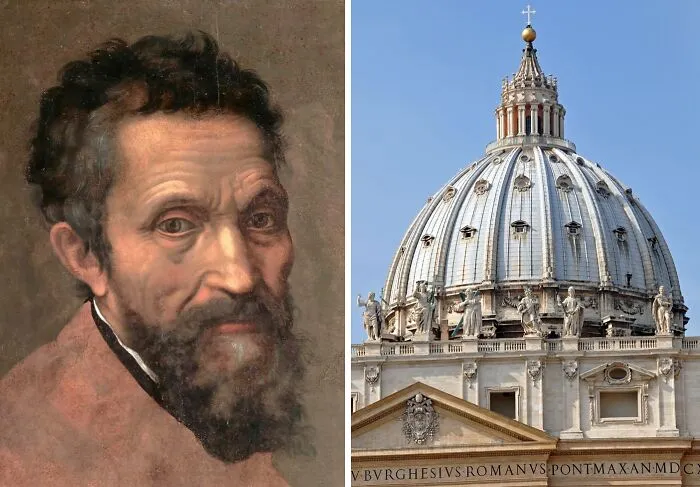Michelangelo Buonarroti - Dome Of St. Peter's Basilica Of Vatican City