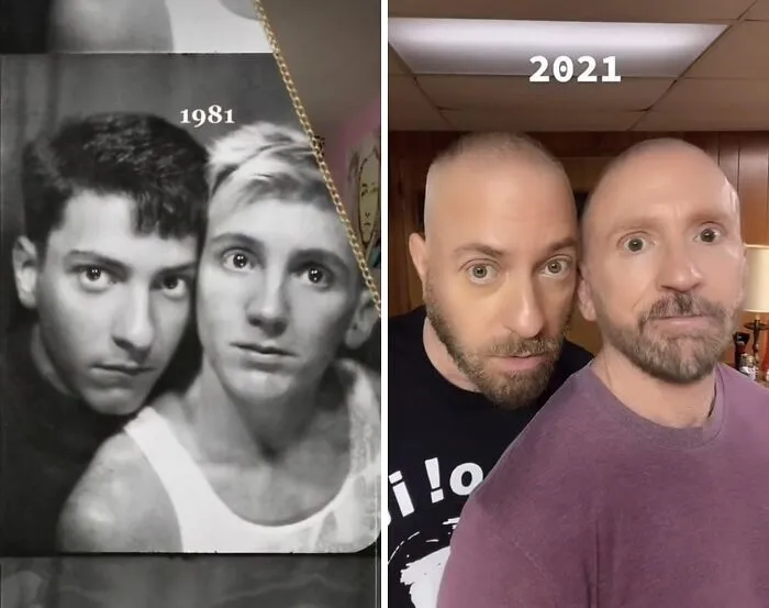 Una Pareja Recrea 30 De Sus Fotos 30 Años después
